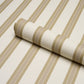 Purchase 5018173 | Chatham Stripe, Driftwood - Schumacher Wallpaper