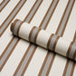 Purchase 5018174 | Chatham Stripe, Umber - Schumacher Wallpaper