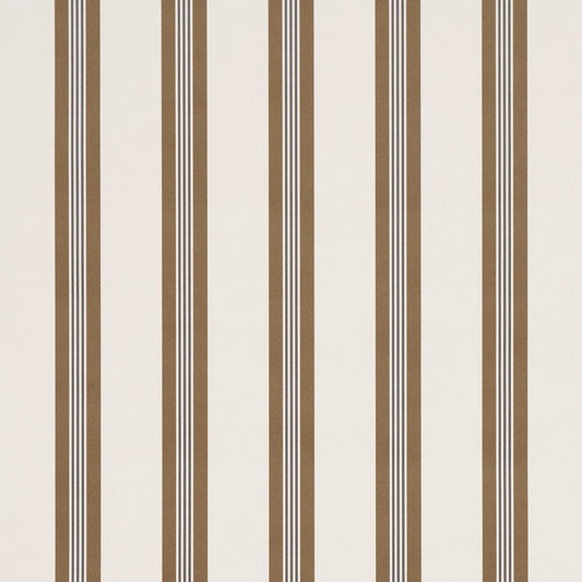 Purchase 5018174 | Chatham Stripe, Umber - Schumacher Wallpaper