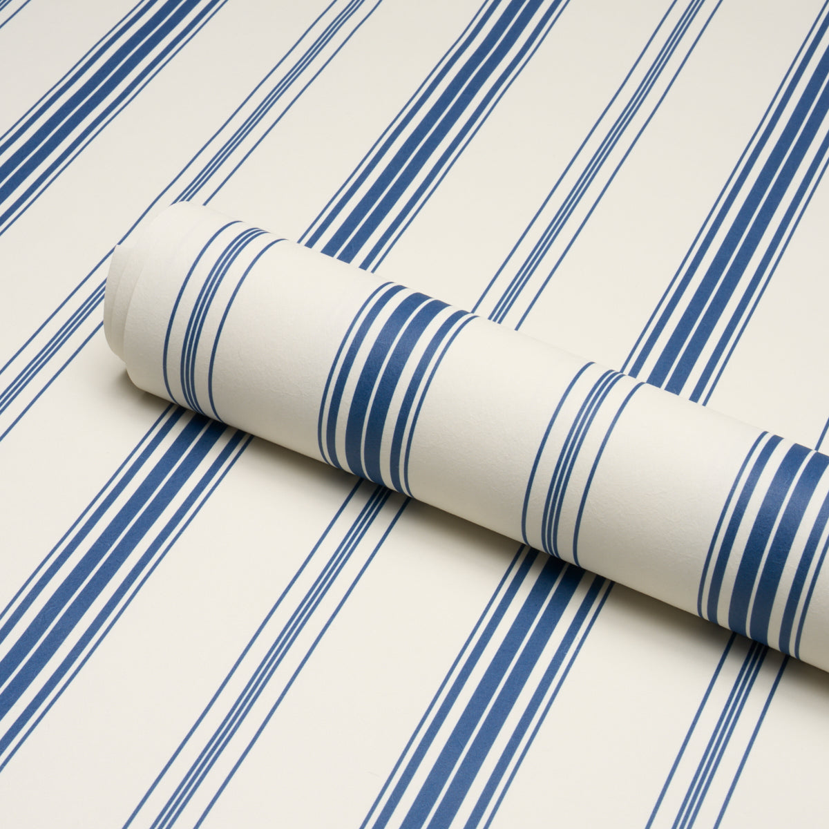 Purchase 5018194 | Coco Stripe, Indigo - Schumacher Wallpaper