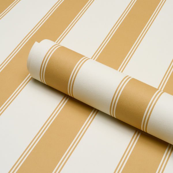 Purchase 5018212 | Rafe Stripe, Marigold - Schumacher Wallpaper
