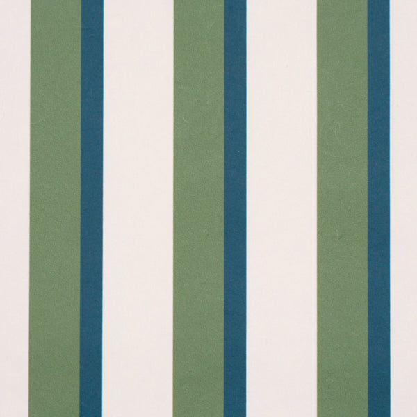 Purchase 5018220 | Rigsby Stripe, Peacock - Schumacher Wallpaper
