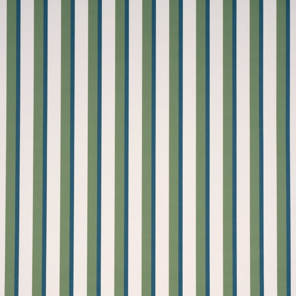 Purchase 5018220 | Rigsby Stripe, Peacock - Schumacher Wallpaper
