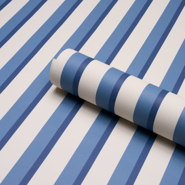 Purchase 5018221 | Rigsby Stripe, Delft - Schumacher Wallpaper