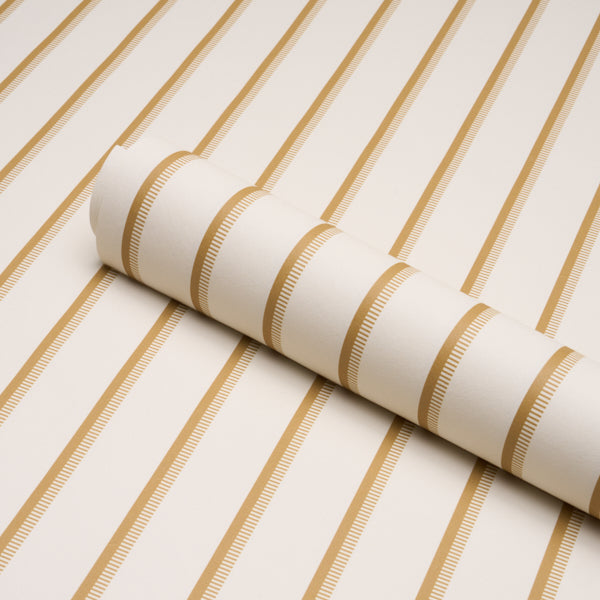 Purchase 5018231 | Tyla Stripe, Dijon - Schumacher Wallpaper