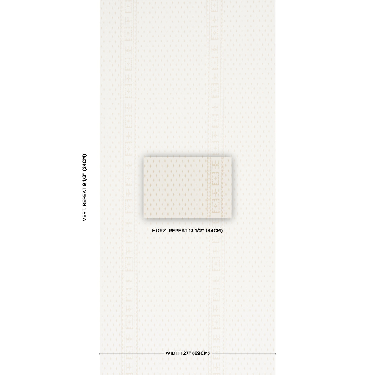 Purchase 5018241 | Indah Batik, Neutral - Schumacher Wallpaper