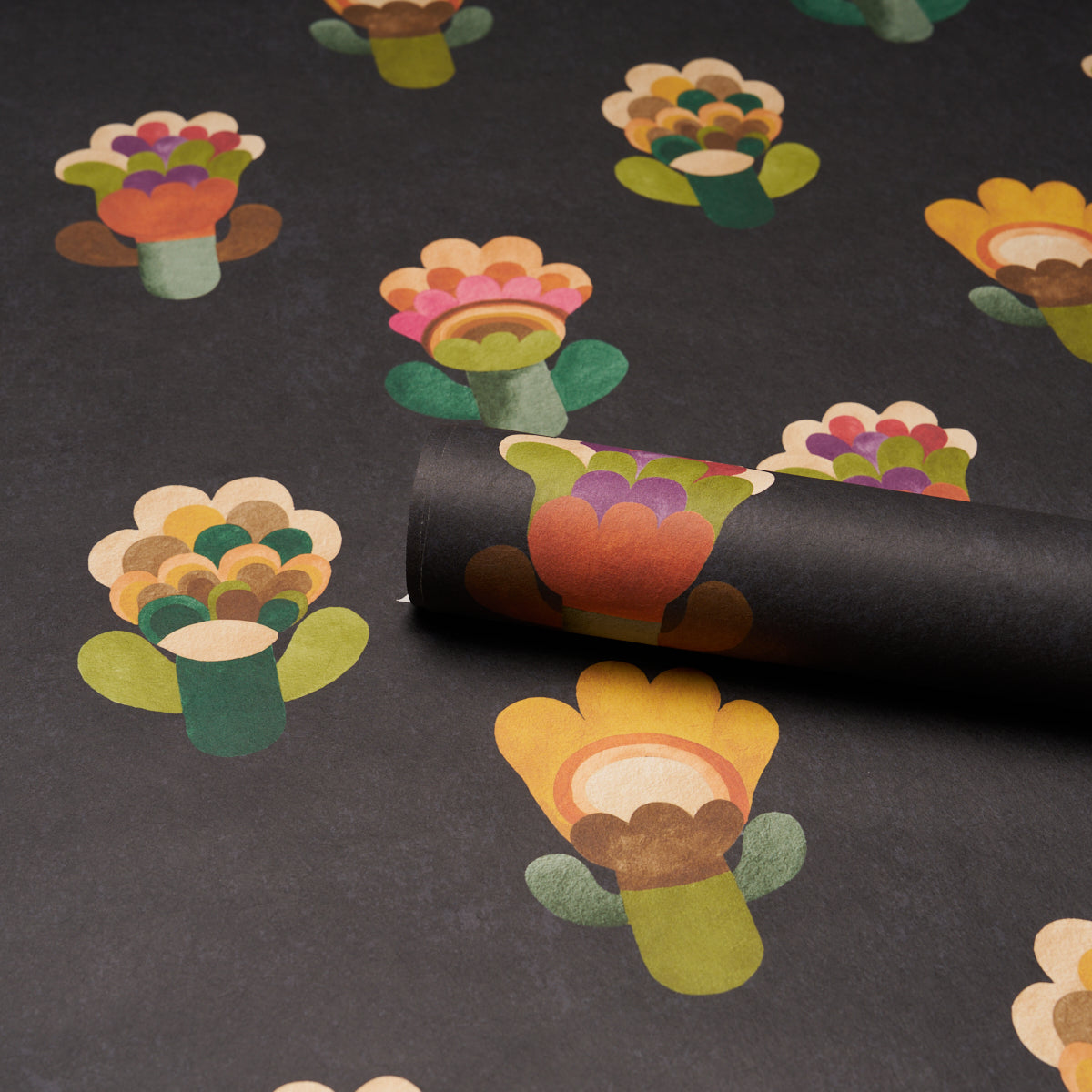 Purchase 5018270 | Le Jardin, Night - Schumacher Wallpaper