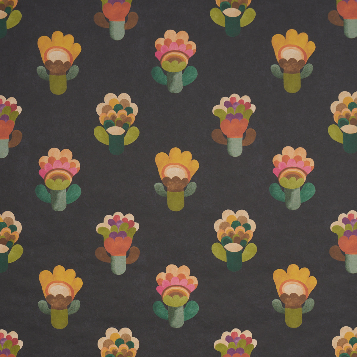 Purchase 5018270 | Le Jardin, Night - Schumacher Wallpaper
