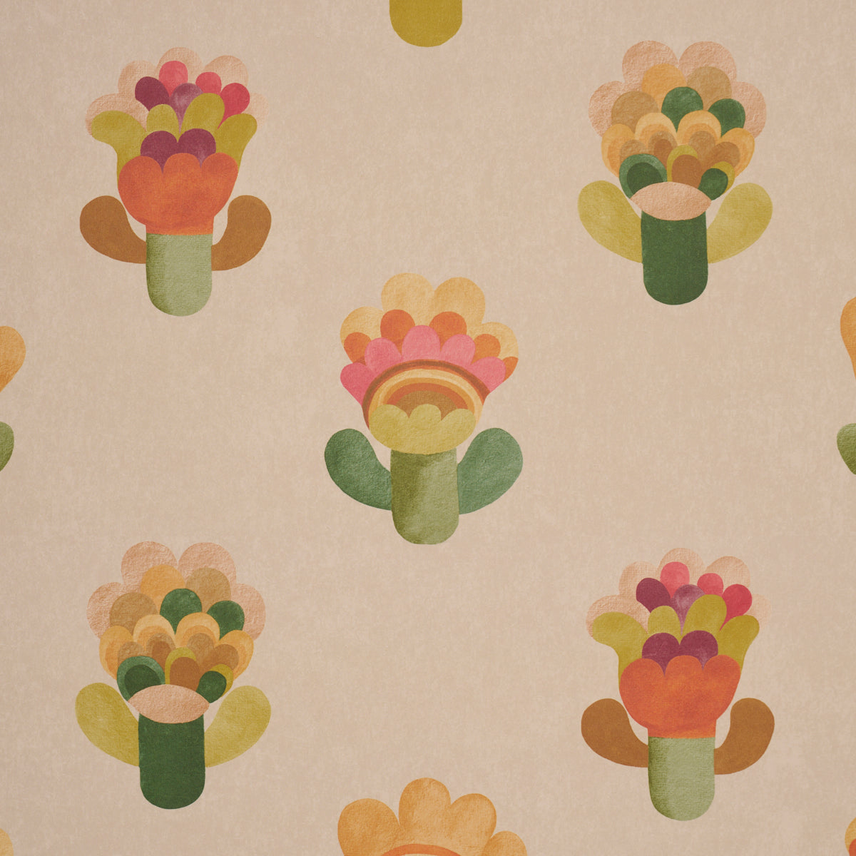 Purchase 5018271 | Le Jardin, Sun - Schumacher Wallpaper