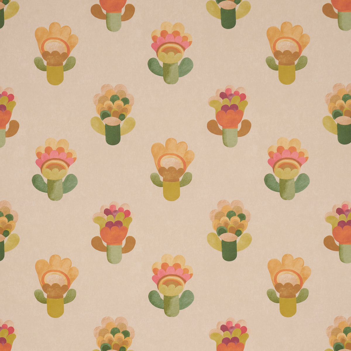 Purchase 5018271 | Le Jardin, Sun - Schumacher Wallpaper