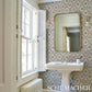 Purchase 5018281 | Amal, Calm Blue/Laurel Green - Schumacher Wallpaper