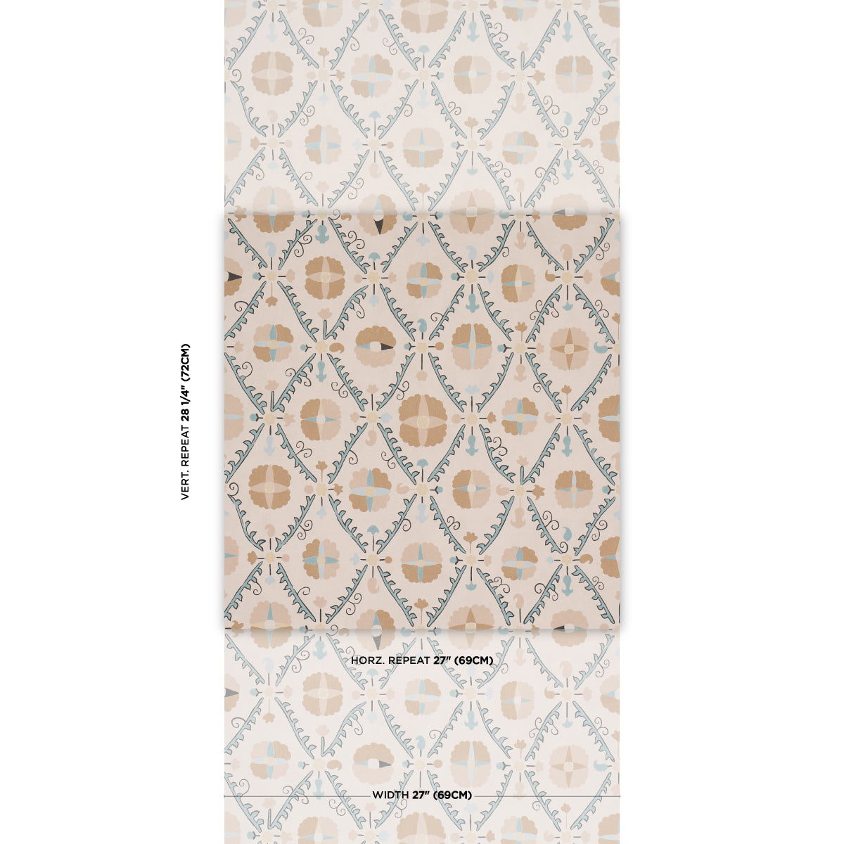 Purchase 5018282 | Amal, Almondine - Schumacher Wallpaper