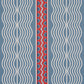 Purchase 5018300 | Crème Anglaise, French Red & Blue - Schumacher Wallpaper