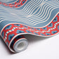 Purchase 5018300 | Crème Anglaise, French Red & Blue - Schumacher Wallpaper