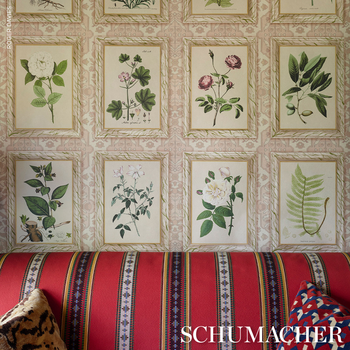 Purchase 5018310 | Garden'S Trust, Blushed Oyster - Schumacher Wallpaper