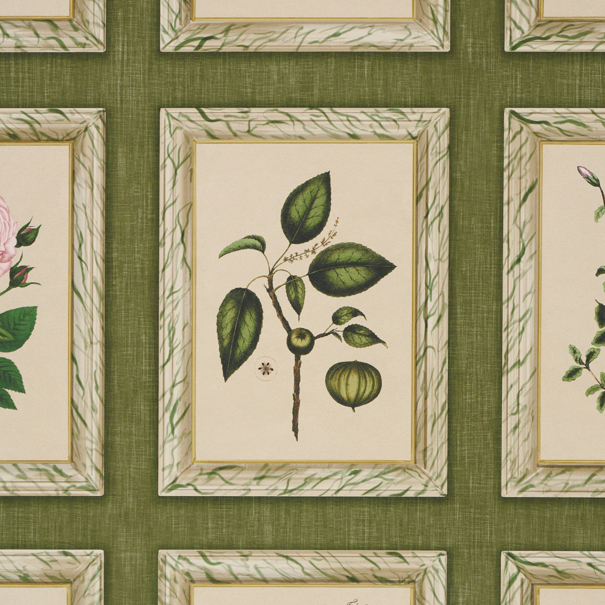 Purchase 5018311 | Garden'S Trust, English Green - Schumacher Wallpaper