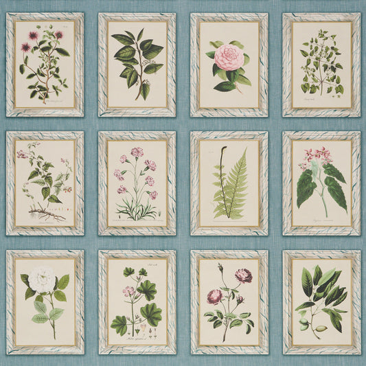 Purchase 5018312 | Garden'S Trust, Porcelain Blue - Schumacher Wallpaper