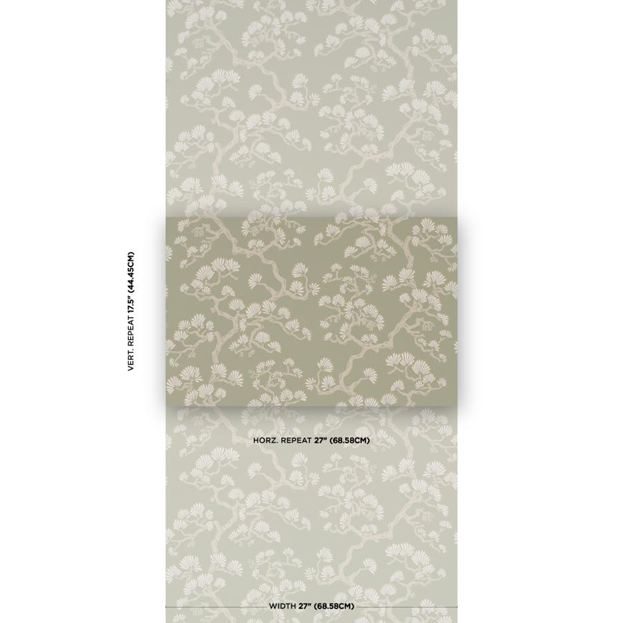 Purchase 5018330 | Hinata, Sage - Schumacher Wallpaper