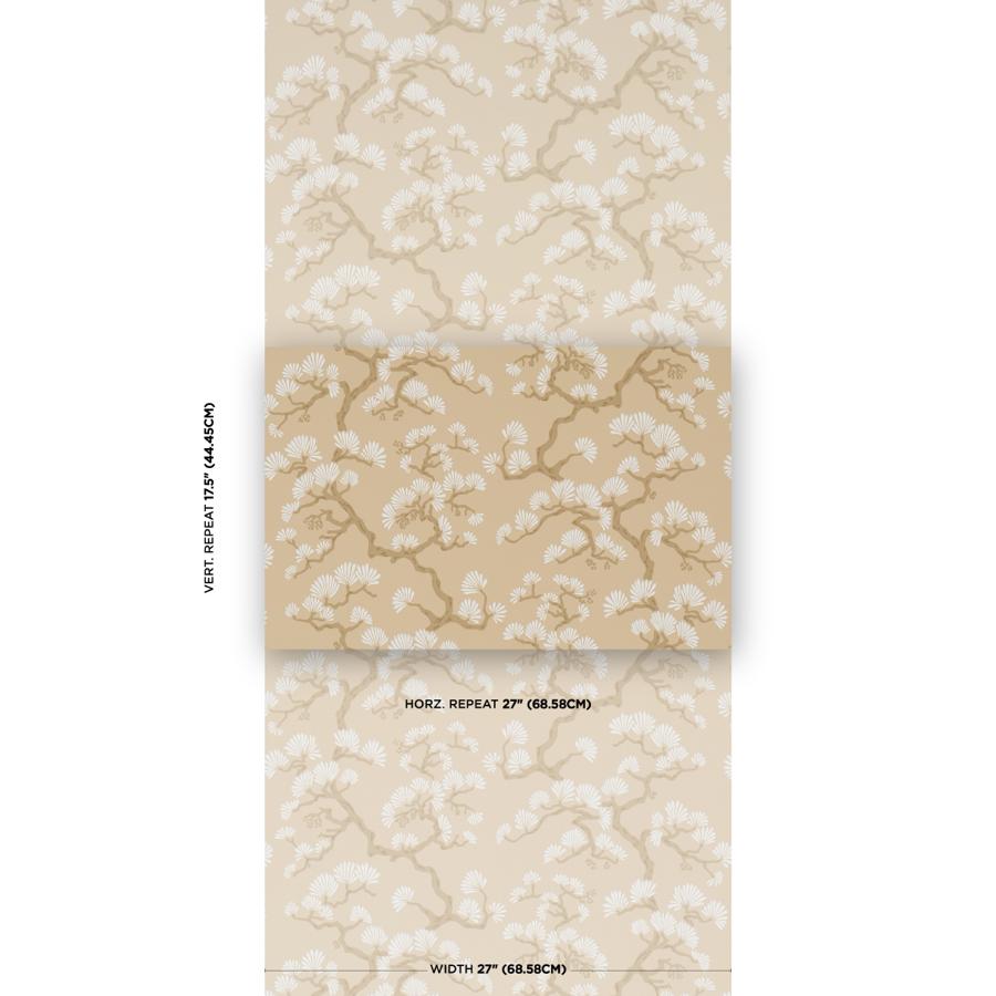Purchase 5018332 | Hinata, Neutral - Schumacher Wallpaper