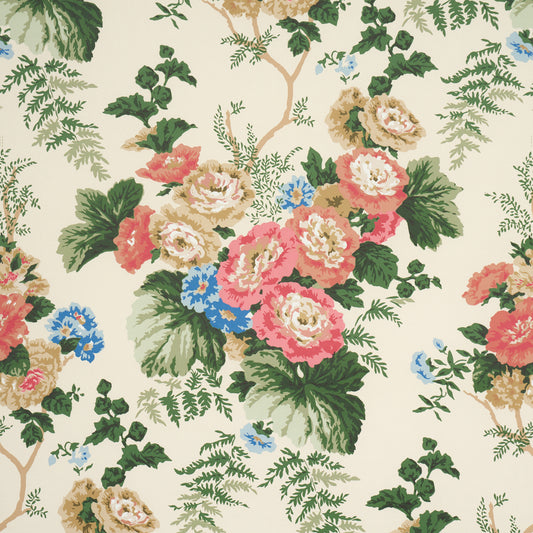 Purchase 5018340 | Wycombe Park, Red & Blue - Schumacher Wallpaper