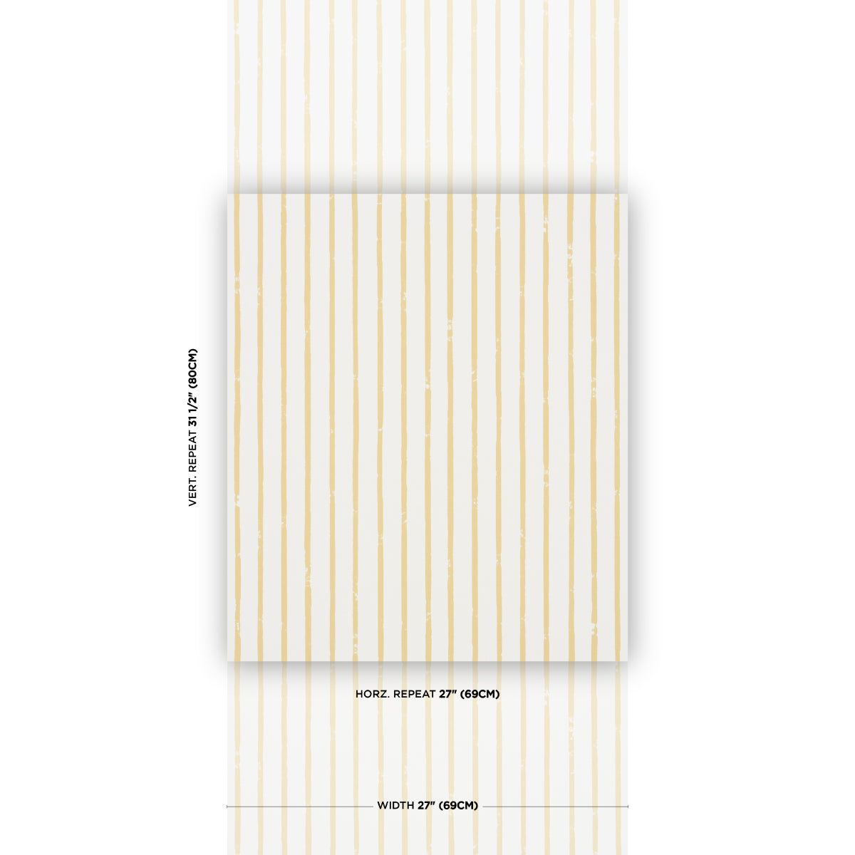 Purchase 5018351 | Springs Stripe, Yellow - Schumacher Wallpaper