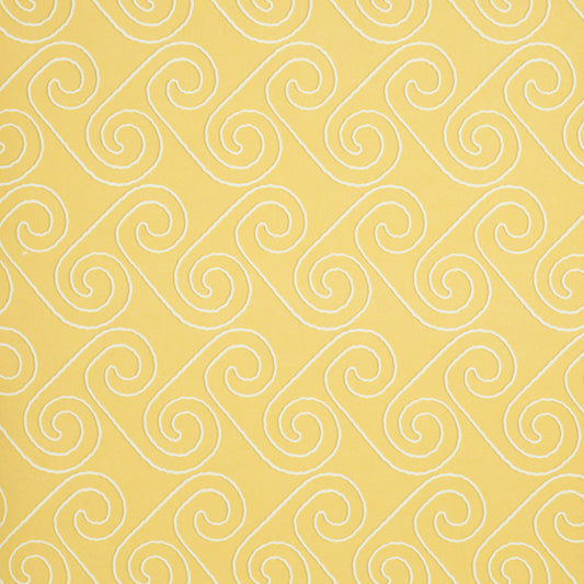 Purchase 5018361 | Fortuna, Light Yellow - Schumacher Wallpaper