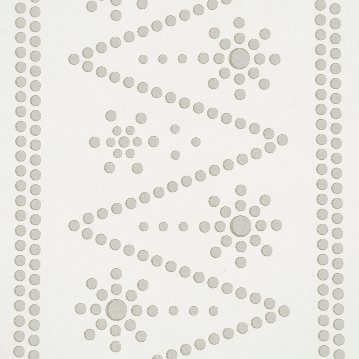Purchase 5018370 | The Pearlies, Silver - Schumacher Wallpaper