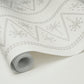 Purchase 5018370 | The Pearlies, Silver - Schumacher Wallpaper