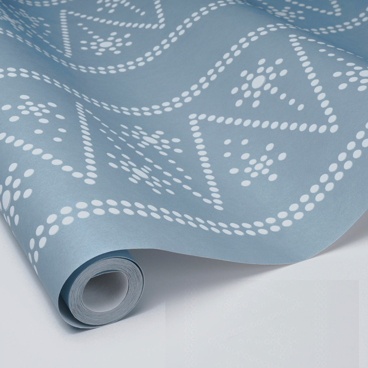 Purchase 5018372 | The Pearlies, Soft Blue - Schumacher Wallpaper