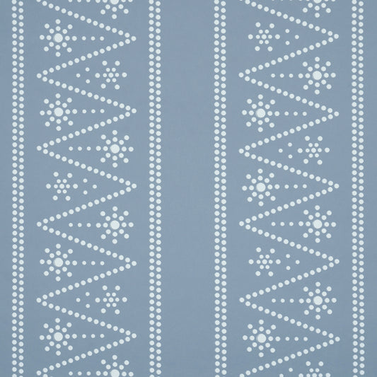 Purchase 5018372 | The Pearlies, Soft Blue - Schumacher Wallpaper