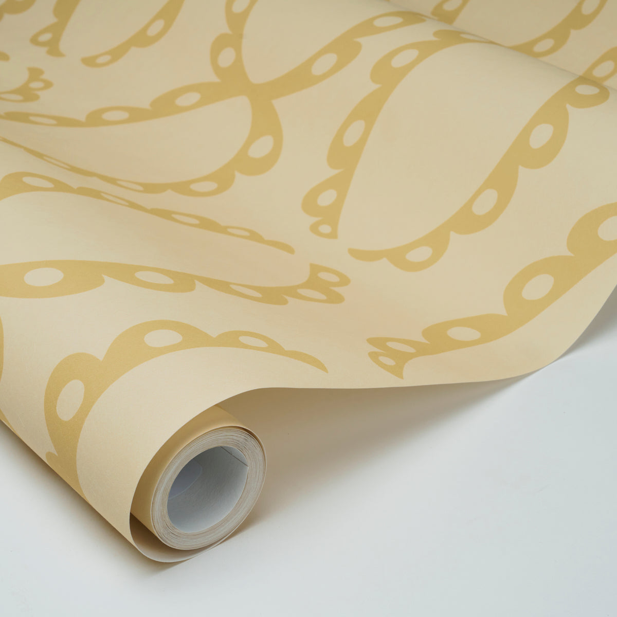 Purchase 5018381 | The Saints, Soft Gold - Schumacher Wallpaper