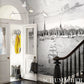 Purchase 5018390 | Philadelphia Harbor 3 Panel Set, Black - Schumacher Wallpaper