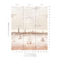 Purchase 5018391 | Philadelphia Harbor 3 Panel Set, Sepia - Schumacher Wallpaper