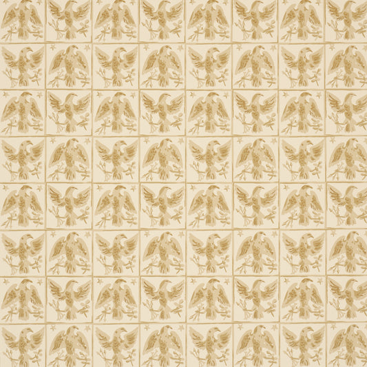Purchase 5018401 | Barton'S Eagle Hand Print, Yellow - Schumacher Wallpaper