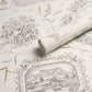 Purchase 5018410 | Century Scenic Toile, Black - Schumacher Wallpaper