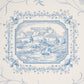 Purchase 5018411 | Century Scenic Toile, Blue - Schumacher Wallpaper