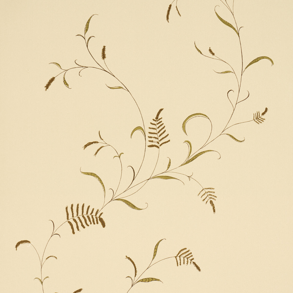 Purchase 5018432 | Winding Wheat, Yellow - Schumacher Wallpaper