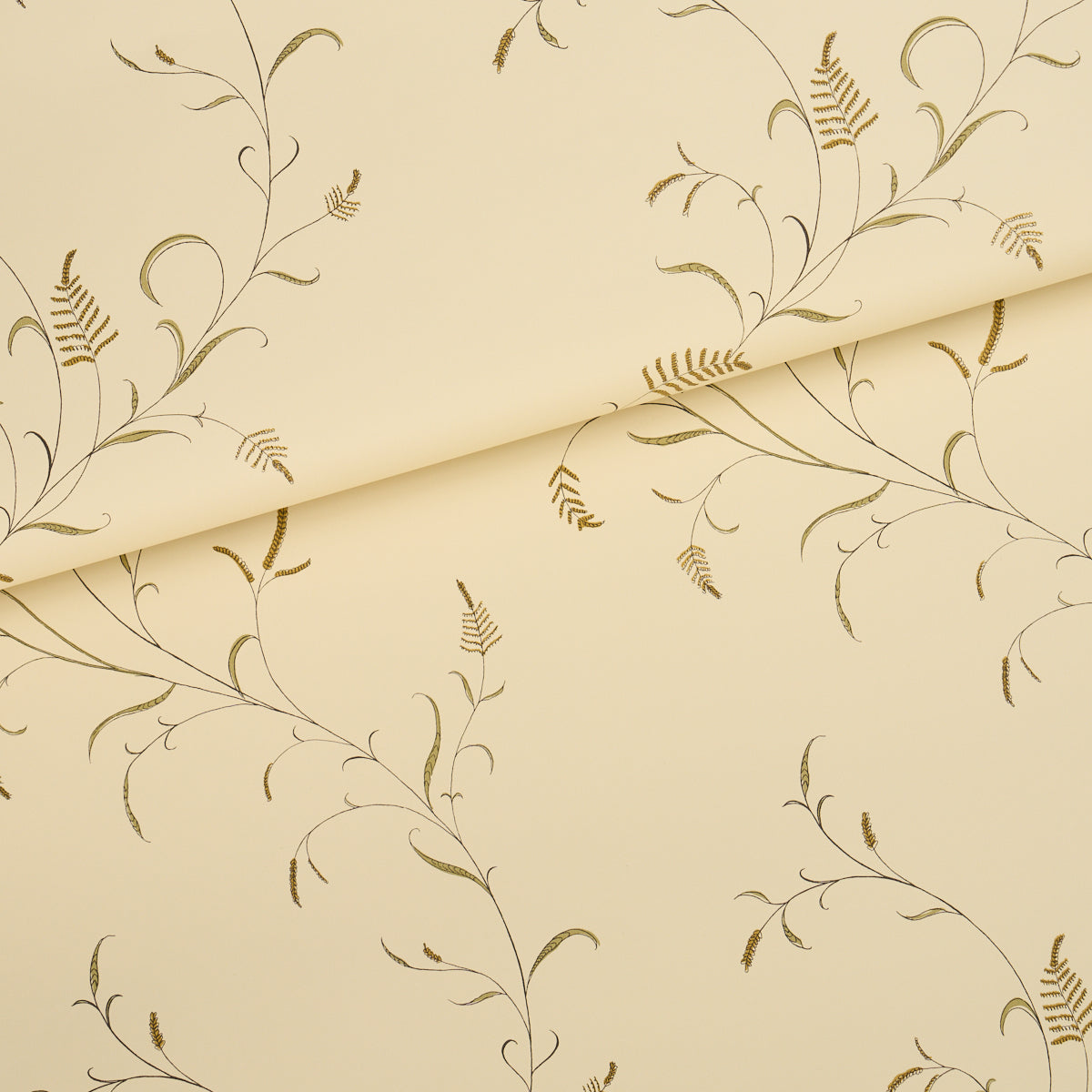 Purchase 5018432 | Winding Wheat, Yellow - Schumacher Wallpaper