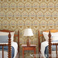 Purchase 5018442 | Liberty'S Laurels, Green - Schumacher Wallpaper