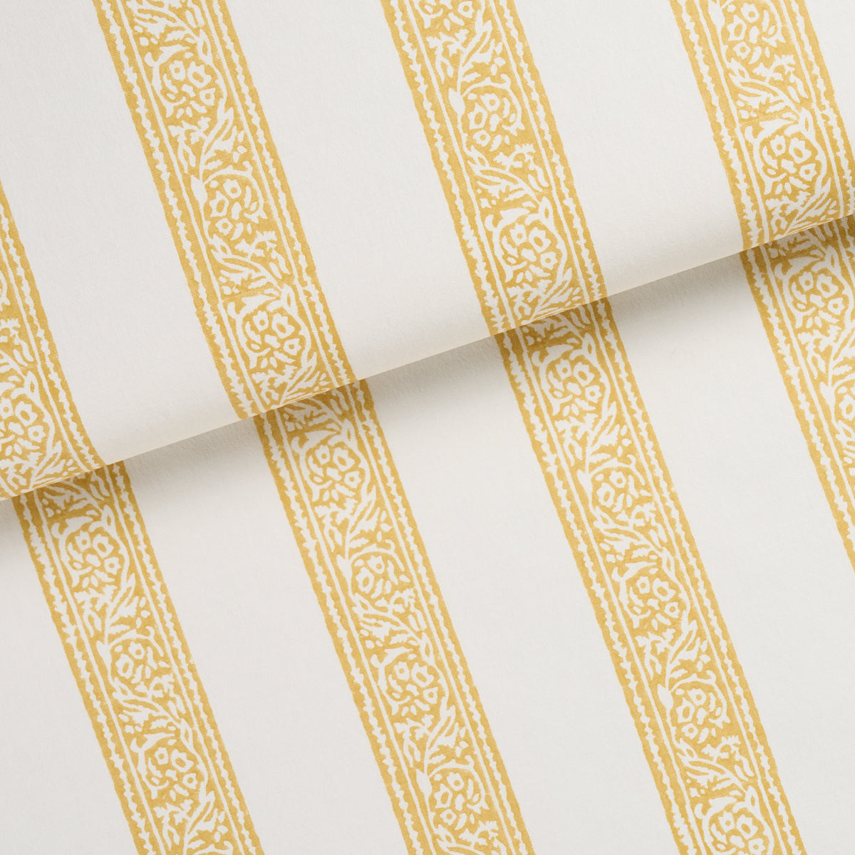 Purchase 5018451 | Mahdavi Stripe, Yellow - Schumacher Wallpaper