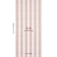 Purchase 5018452 | Mahdavi Stripe, Red - Schumacher Wallpaper
