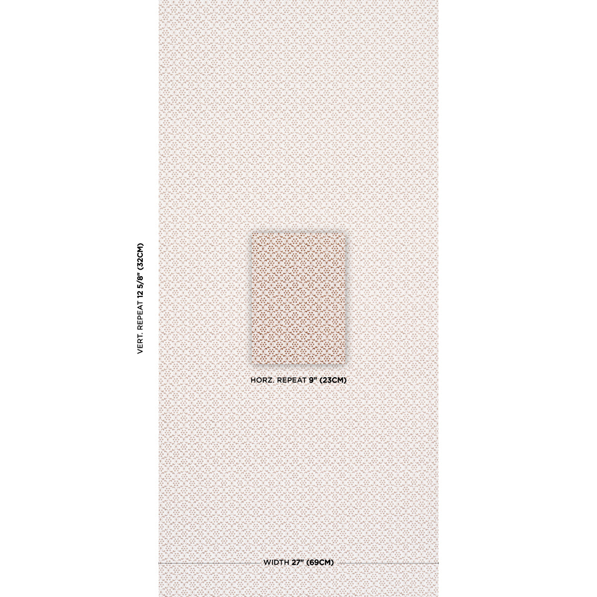 Purchase 5018480 | Laksha, Brown - Schumacher Wallpaper