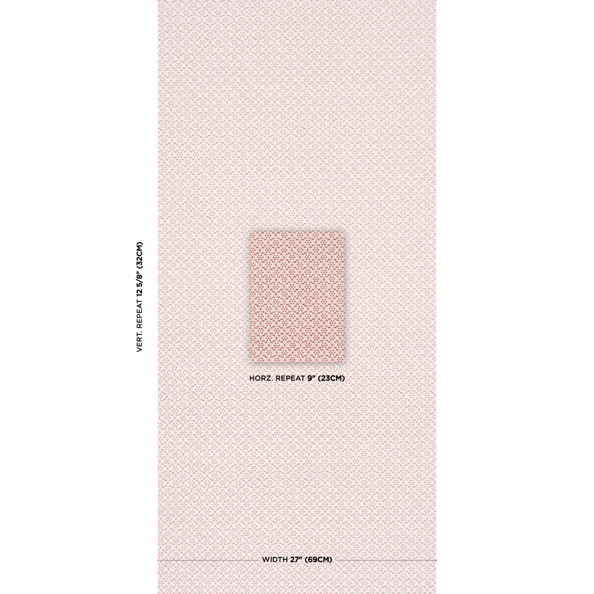 Purchase 5018482 | Laksha, Red - Schumacher Wallpaper