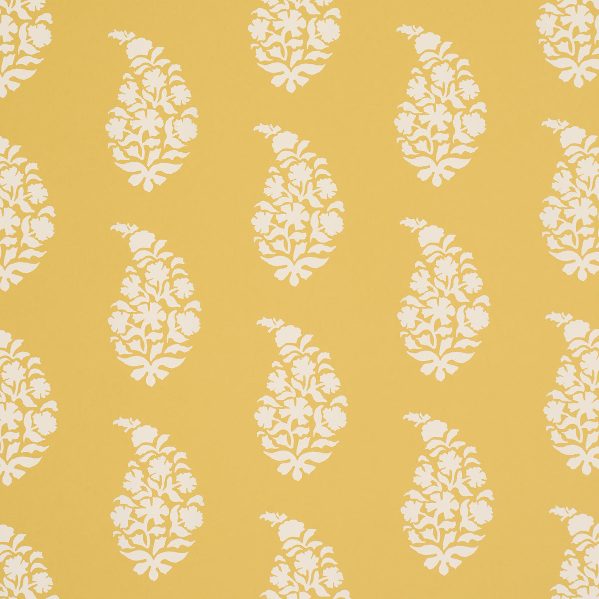 Purchase 5018492 | Kaia Paisley, Yellow - Schumacher Wallpaper