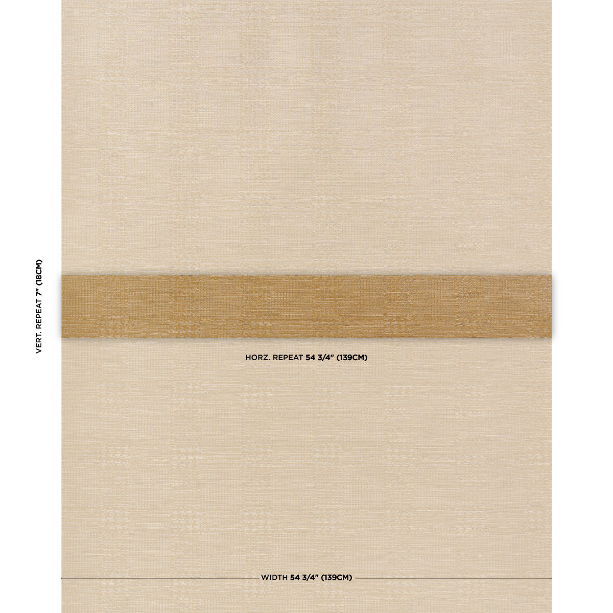 Purchase 5018580 | Fuzzy Plaid, Antique Gold - Schumacher Wallpaper
