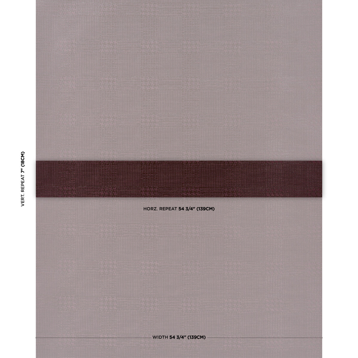 Purchase 5018581 | Fuzzy Plaid, Merlot - Schumacher Wallpaper