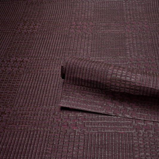 Purchase 5018581 | Fuzzy Plaid, Merlot - Schumacher Wallpaper