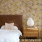 Purchase 5018591 | Mesmeric, Curry - Schumacher Wallpaper