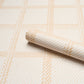 Purchase 5018610 | Vibrato Plaid, Antique Gold - Schumacher Wallpaper
