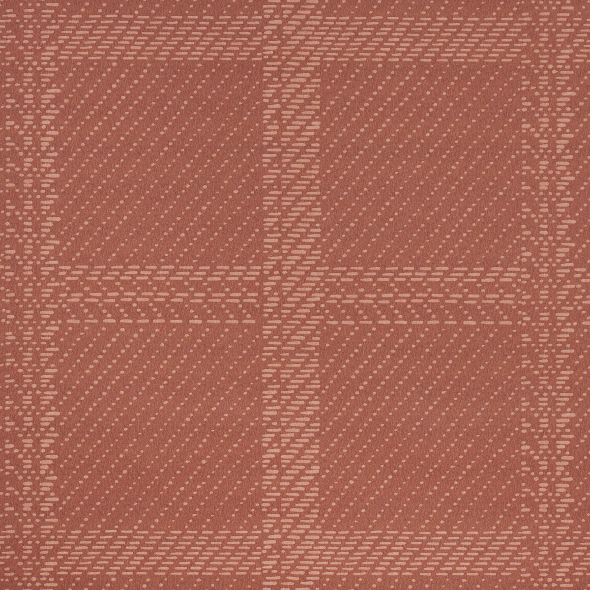 Purchase 5018612 | Vibrato Plaid, Terracotta - Schumacher Wallpaper